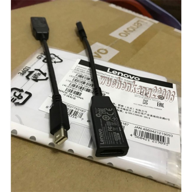 原装MINIDP转HDMI转换器4K笔记本显卡小DP转HDIM母接显示器转接线