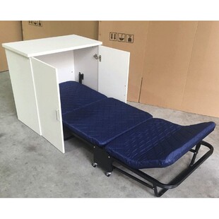 办公连柜体折叠床午休床午睡床三折床海绵床入柜床多省包邮