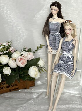 28~30cm巴比洋娃娃可儿6分超模套装时尚扮家家酒衣服配件手作娃衣