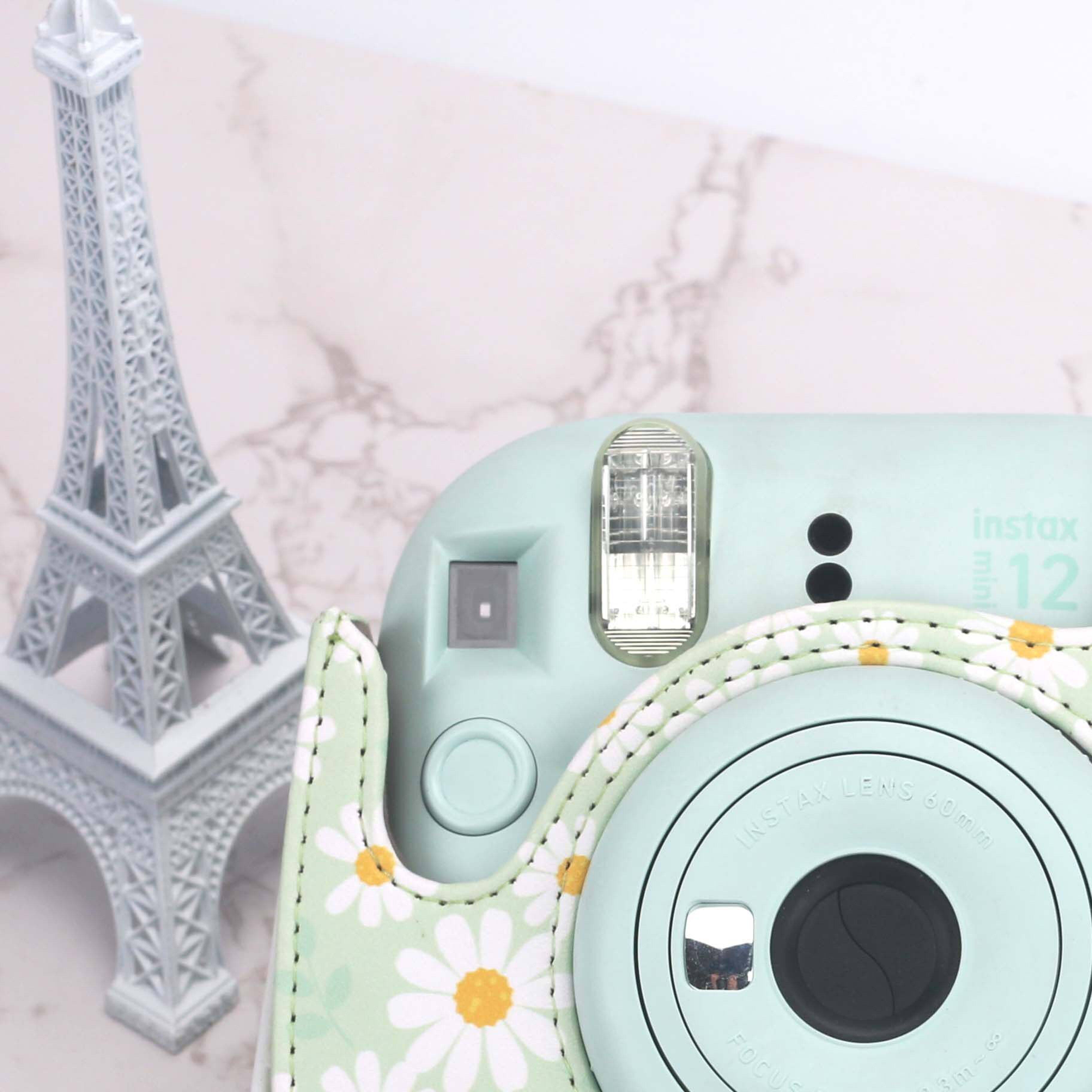 小清新新款富士拍立得雏菊 mini112收纳包相机包保护套可携式配肩带