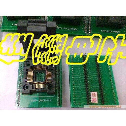 日本YAMAICHI IC测试座 适配器 转换烧录写座PLCC44转DIP44/SA244