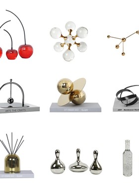 北欧现代轻奢几何金属拱门维纳斯客厅样板间玄关桌面软装饰品摆件