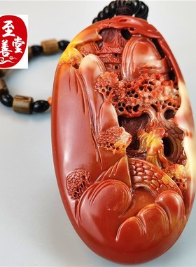 玉石粉仿寿山石雕芙蓉石石粉财源广进手把件观赏奇石送挂绳随机