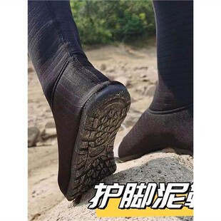 插秧专用水鞋栽秧袜子下田稻田水田软底防滑水靴水袜农田赶海潜水