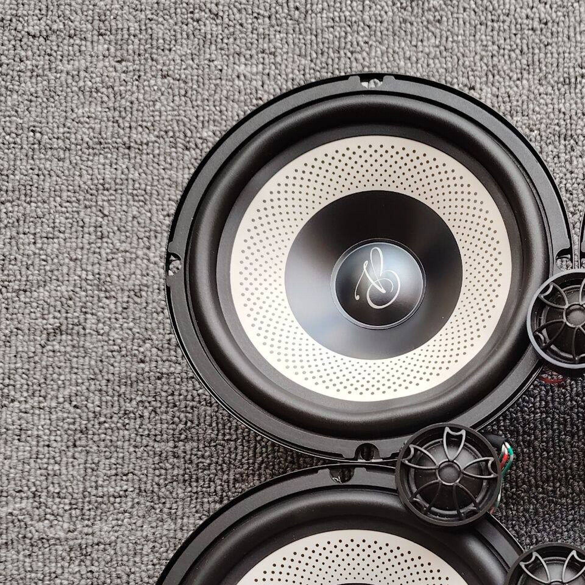 新款大柏梅之声汽车音响6.5寸中重低音炮高音头车载喇叭无失真改