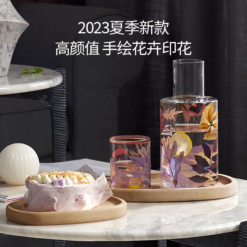 耐热高温防爆玻璃冷水壶家用大容量夏天柠檬果汁饮料白开水冷水壶