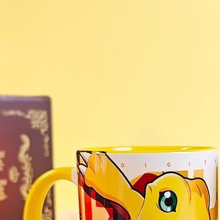 数码宝贝同人周边马克杯亚古兽迪路兽加布兽基尔兽陶瓷水杯马克杯