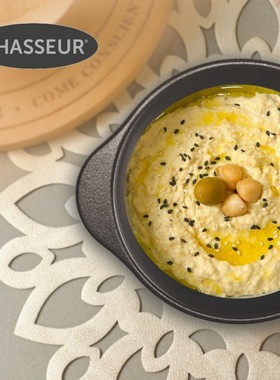 法国Chasseur家用进口搪瓷鸡蛋盘法式铸铁煎锅烤锅烘焙器皿蛋糕盘