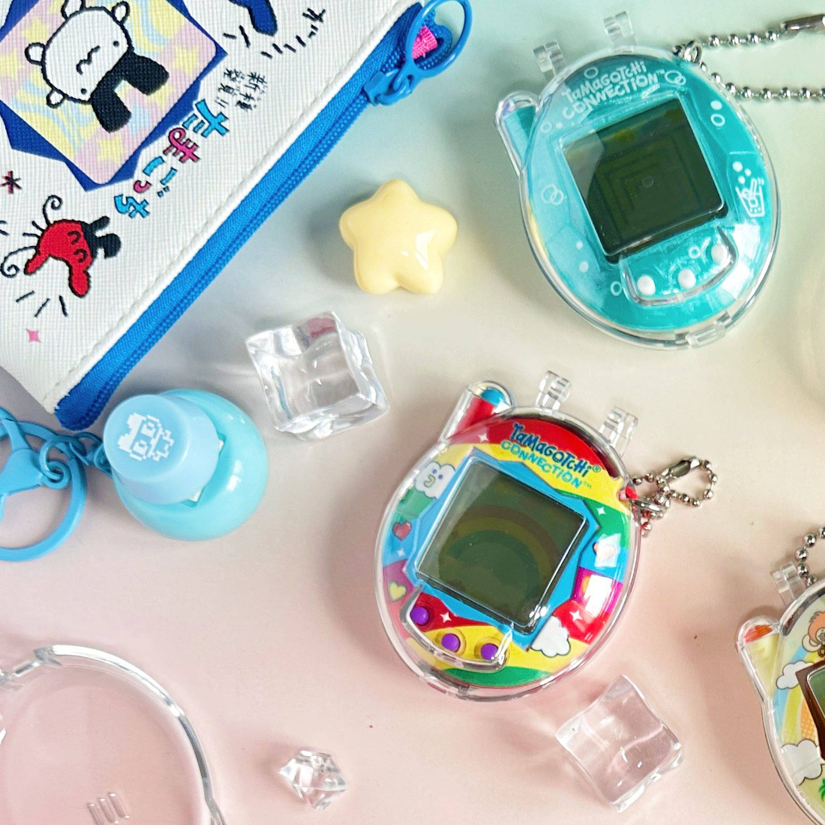 适用于拓麻歌子连结connection v3复刻 透明保护壳硬壳收纳盒防尘