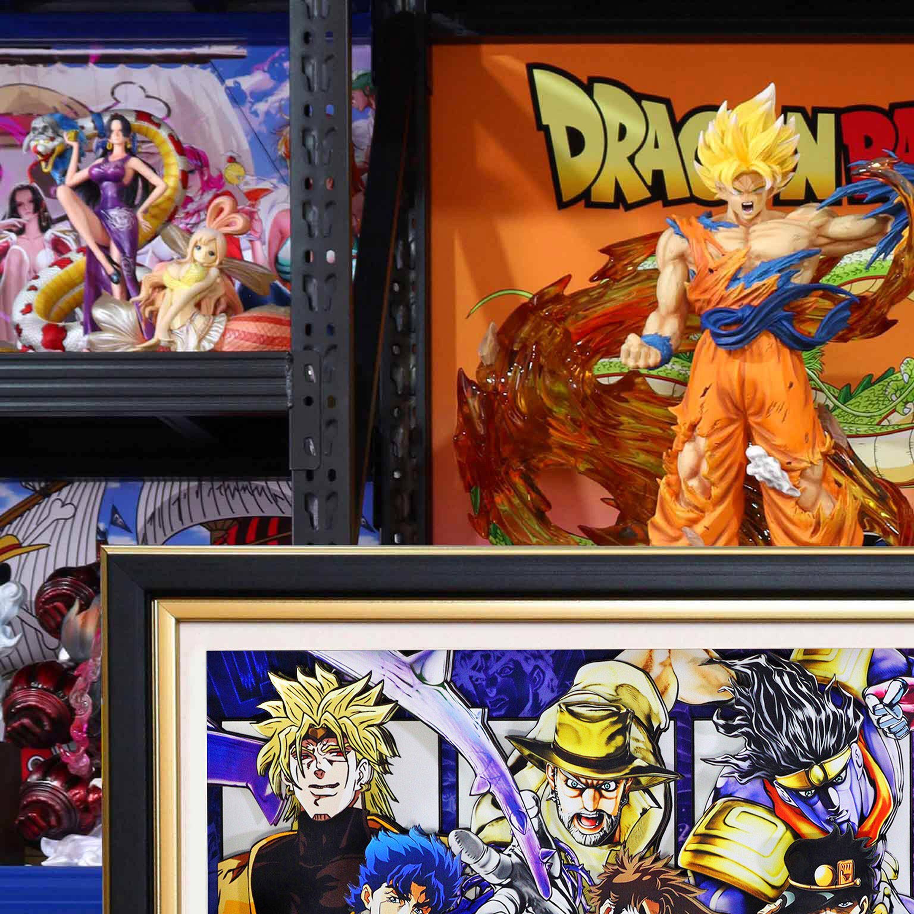 JOJO奇妙冒险立体画全家福承太郎 仗助 徐伦挂画动漫周边手办摆件