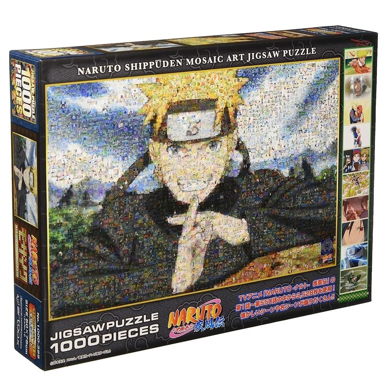 【新品】日本ensky火影忍者20周年疾风传马赛克拼图1000片正版