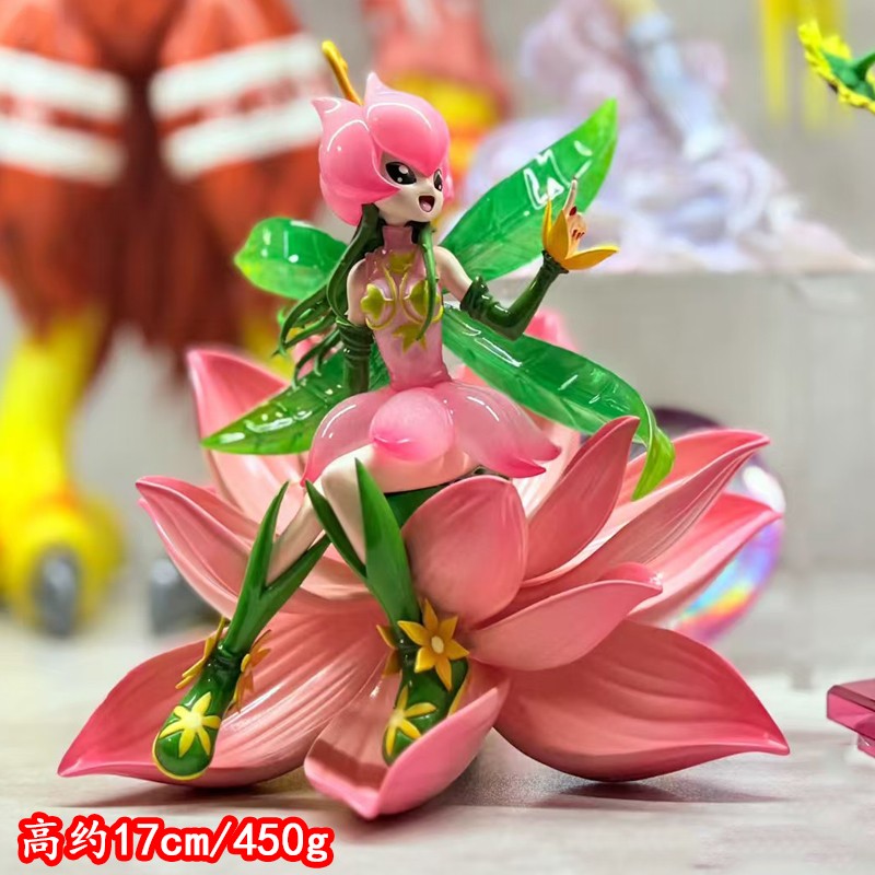 数码宝贝新世纪游戏周边女性共鸣摆件花仙兽手办数码暴龙动漫模型