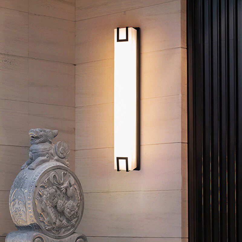 新中式客厅灯现代简约超亮LED壁灯背景墙灯入户门楼梯阳台灯庭院