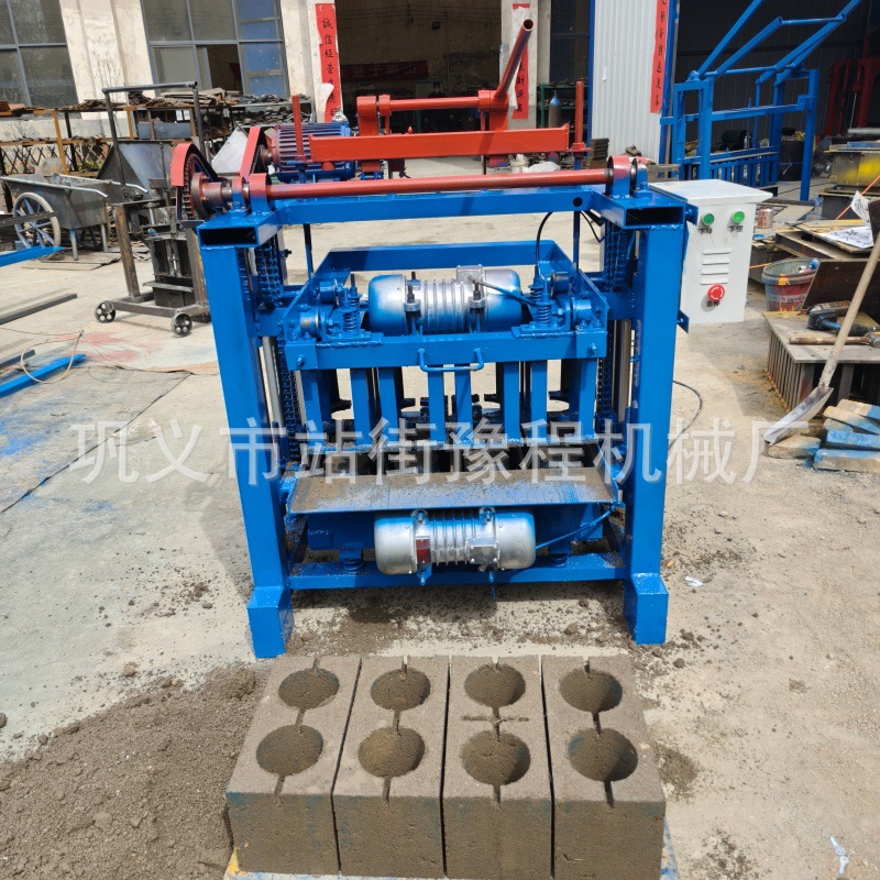 Small hollow brick production machine砂石水泥成型机砌砖机械