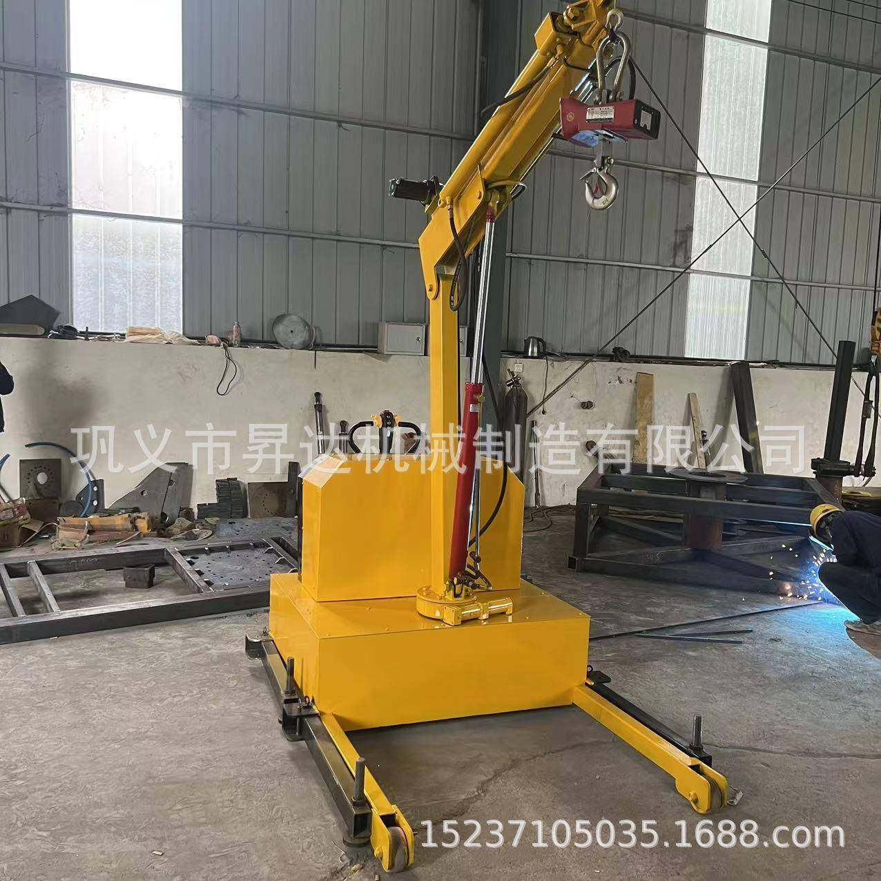 注塑机模具吊运车吊模具可移动吊机移动起重机折叠小吊车