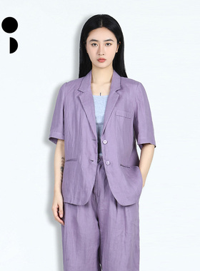 WZWJ/未知未觉2025夏装新品西装W522X12337