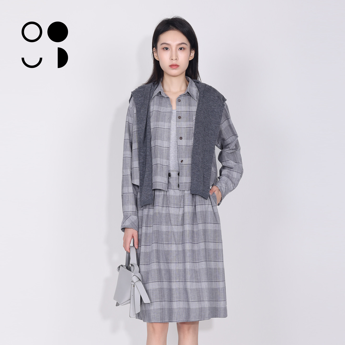 WZWJ/未知未觉短款复古文艺直筒宽松长袖格子衬衣女W611C17523,女装/女士精品,衬衫,淘宝优惠券,粉丝福利购,淘宝优惠卷