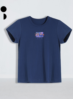 WZWJ/未知未觉2025夏装新品T恤W525T11577