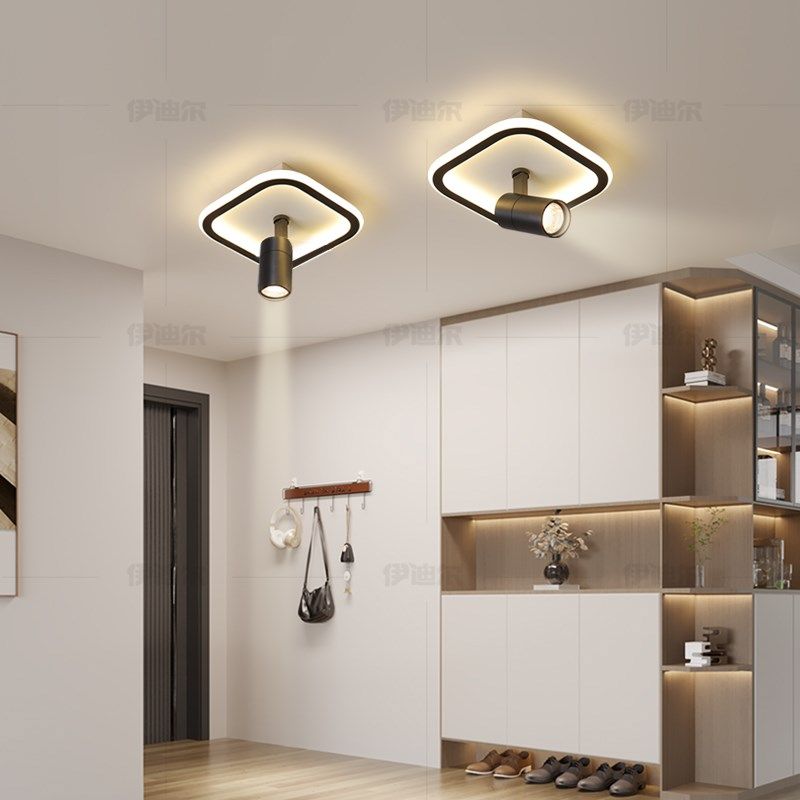 过道灯现代简约个性玄关入户灯大气走廊led灯带射灯新款中山灯具,家装灯饰光源,厨卫/阳台/玄关/过道吸顶灯,淘宝优惠券,粉丝福利购,淘宝优惠卷