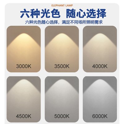 服装店专用筒灯超亮童装婚纱店铺商用防眩光4500k无频闪led天花灯