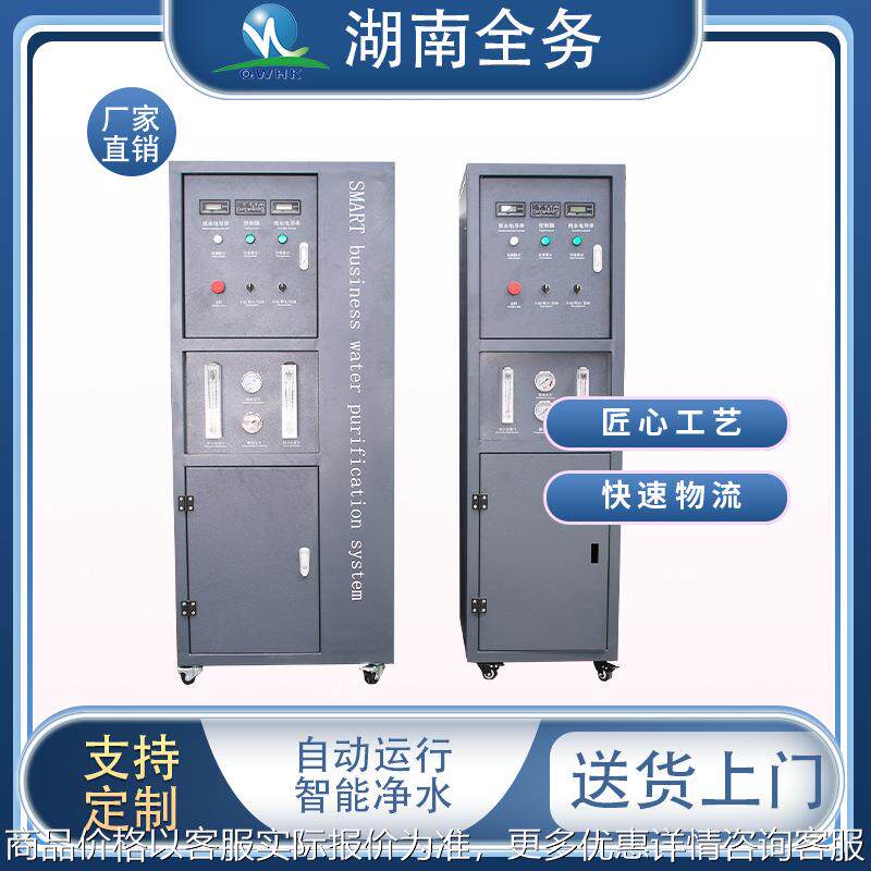 净水器商业用机0.25-1吨单双级反渗透RO纯净水柜去离子水处理设备