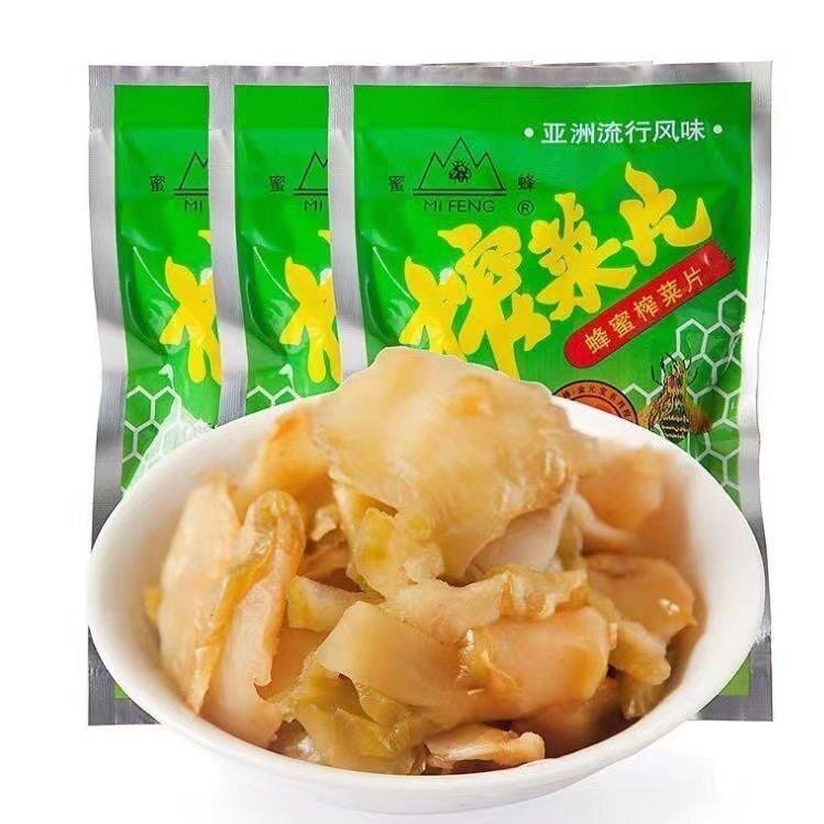 蜂蜜榨菜特产蜜蜂榨菜片去皮榨菜片素菜下酒小菜佐餐