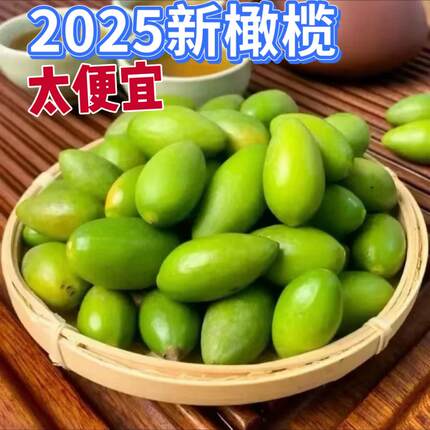 福建橄榄原味橄榄现摘青橄榄产地直发橄榄孕妇煲汤生吃