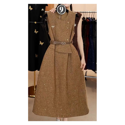 青森专属RJ店轻奢设计师女装连衣裙SZ7327