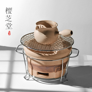 茶炉一套 围炉煮茶罐罐茶壶煮茶壶家用室内大号炭炉煮茶器庭院老式