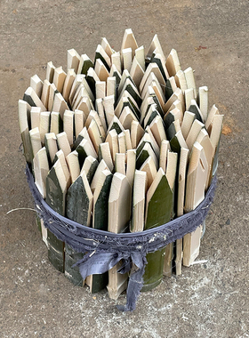 工地放样测量竹片桩用单头竹条尖头地桩毛竹桩工程竹子桩测绘竹桩