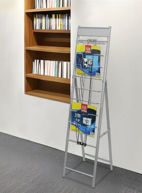 售楼部杂志宣传单摆放架宣传展示架宣传页展架单页传单资料架落地