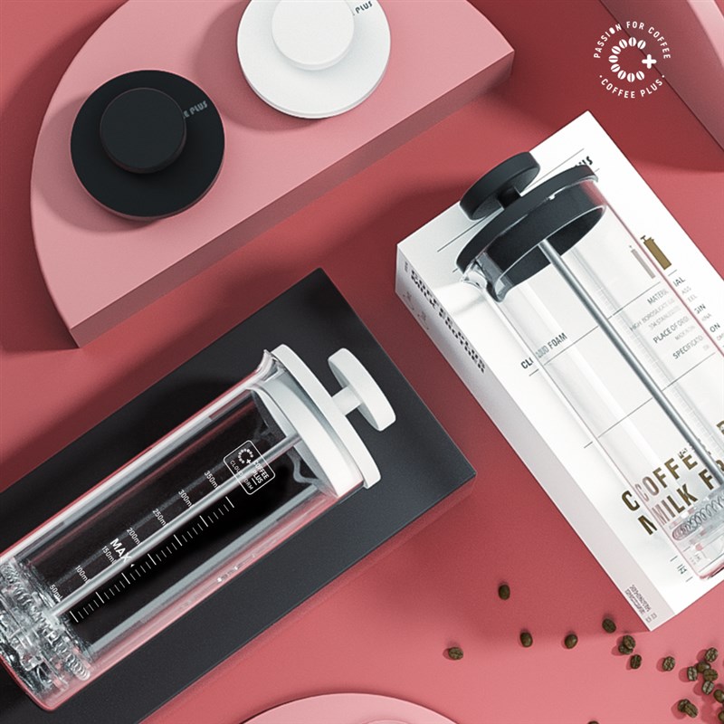 奶泡打发器手动奶泡机起泡器打奶泡器咖啡奶泡壶打奶泡杯拉花杯