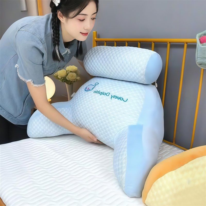 床头多功能靠枕毛绒床头靠垫软包护腰靠枕大靠背床靠沙发床上抱枕,居家布艺,床头靠垫,淘宝优惠券,粉丝福利购,淘宝优惠卷