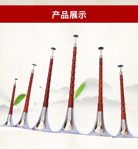 高档红木乌木唢呐大F A 降B C D 降E E小F小G调赠哨片2包