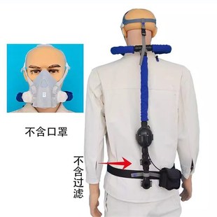 焊工电动送风口罩防尘呼吸器电焊过滤面具罩自动送风透气面具面罩