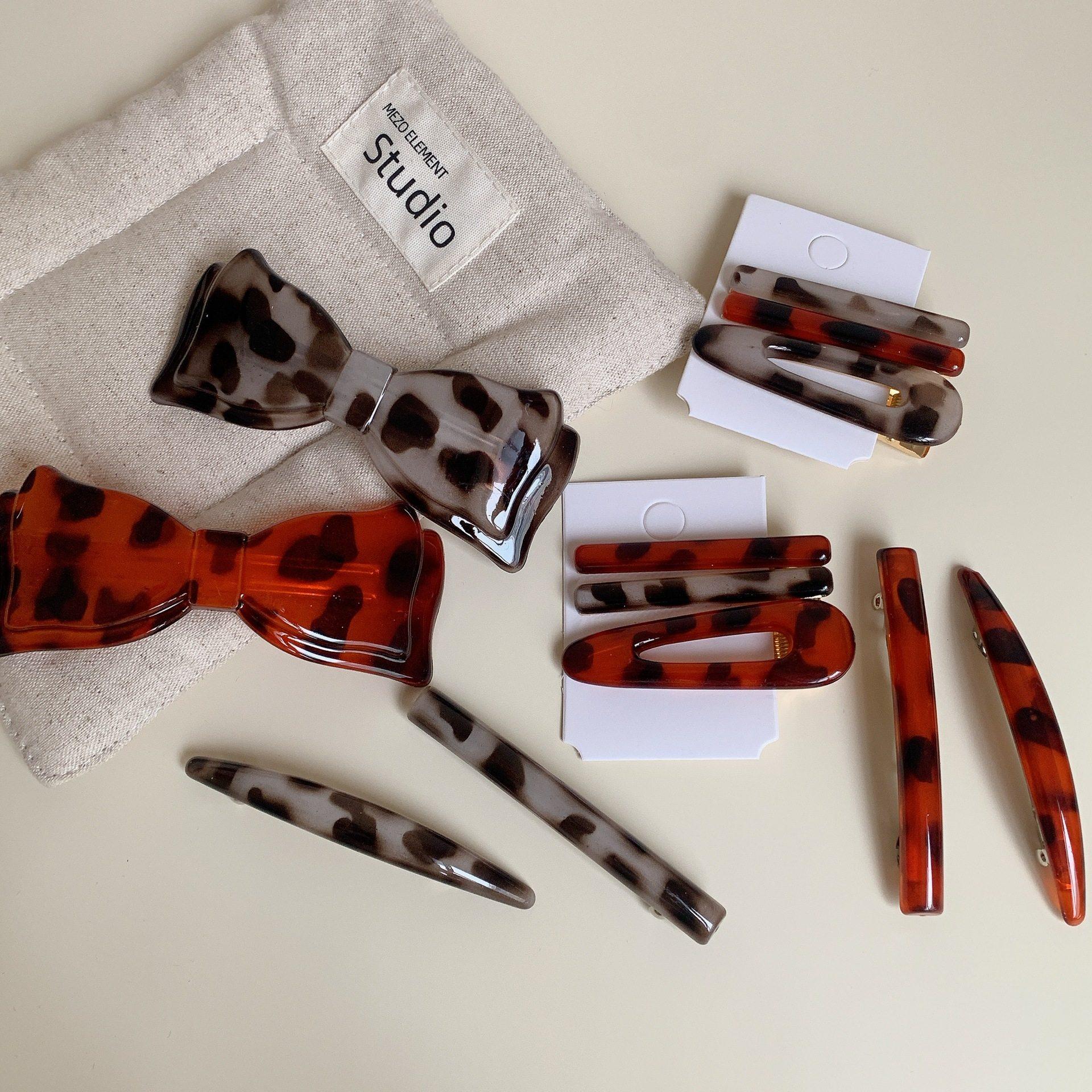 高级感边夹时尚鸭嘴发夹少女侧边刘海夹发卡豹纹夹子蝴蝶结头饰女,饰品/流行首饰/时尚饰品新,发饰,淘宝优惠券,粉丝福利购,淘宝优惠卷