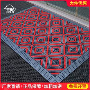 商用门口防滑地垫进门脚垫门店室外迎宾地毯家用门前拼接入户门垫
