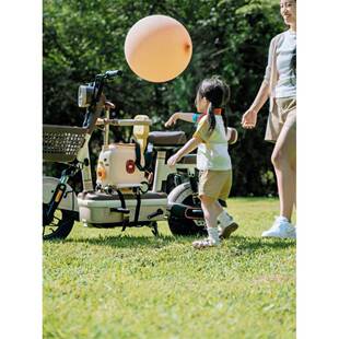 电动车儿童座椅可推行前置电瓶车宝宝收纳座椅婴儿小孩安全防侧翻