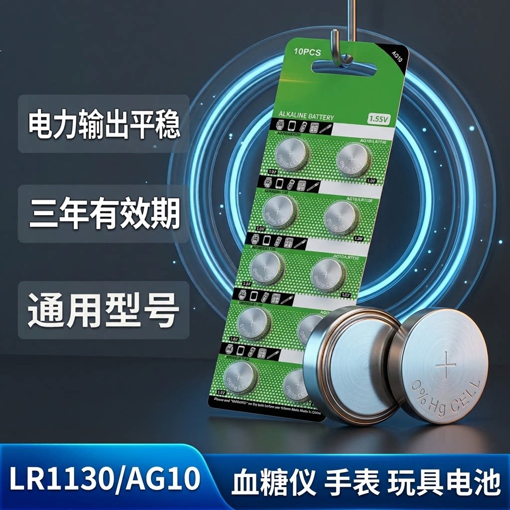 AG10/LR1130纽扣电池多设备
