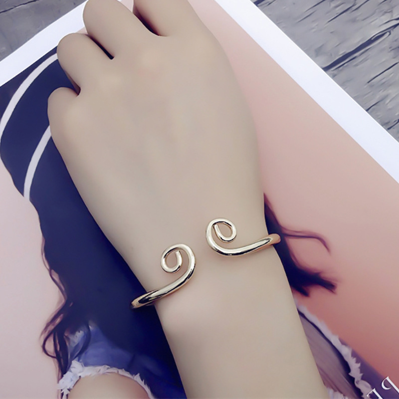 【新年好运来】紧箍咒光面手镯铜