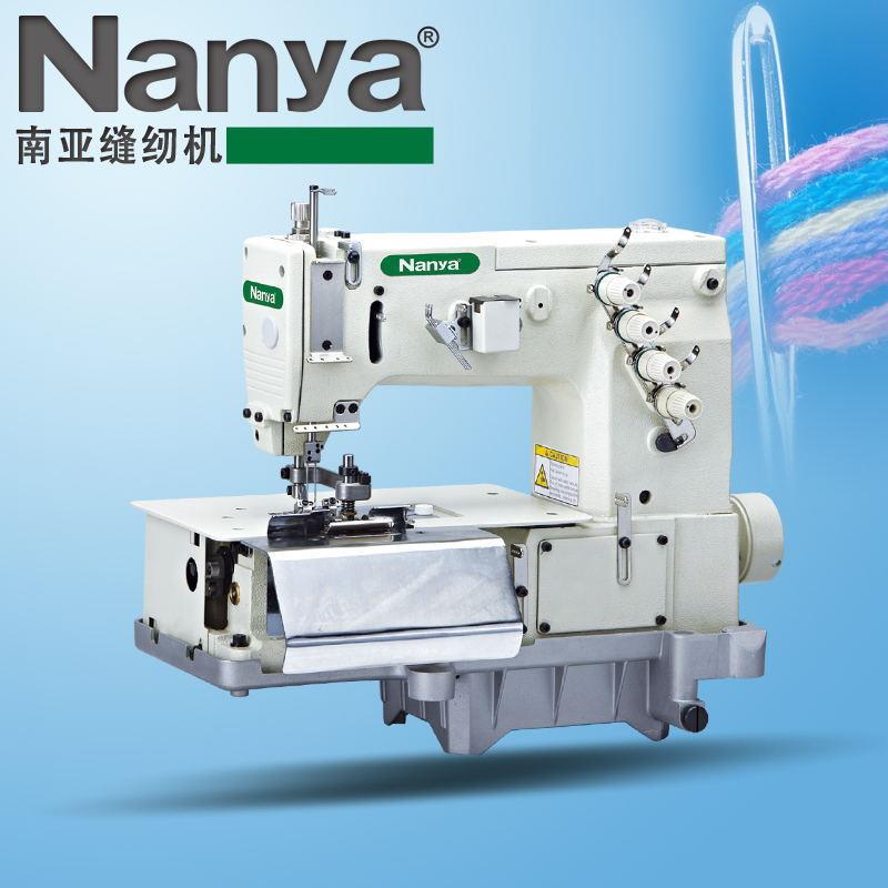 全新裤条机2000C高速双针带刀裤耳机裤袢机家用工业缝纫机直驱