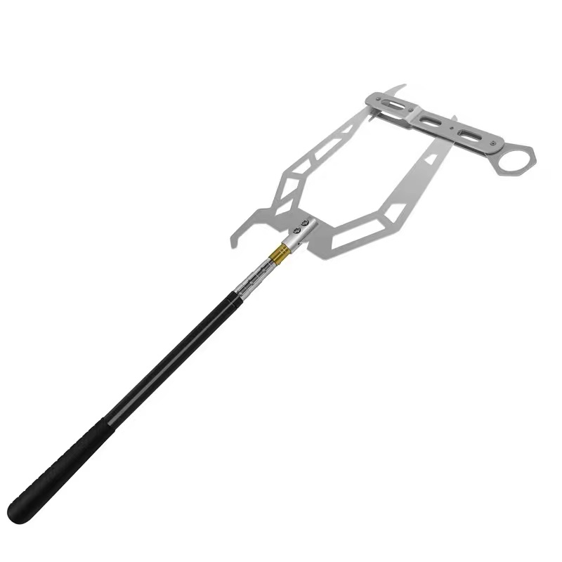 多功能码头挂钩伸缩穿线器家用船只 靠泊缆绳牵引器停船辅助器