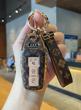 适用2025款奥迪a5l钥匙套一汽上汽A5L车a6letron汽车q6letron扣包