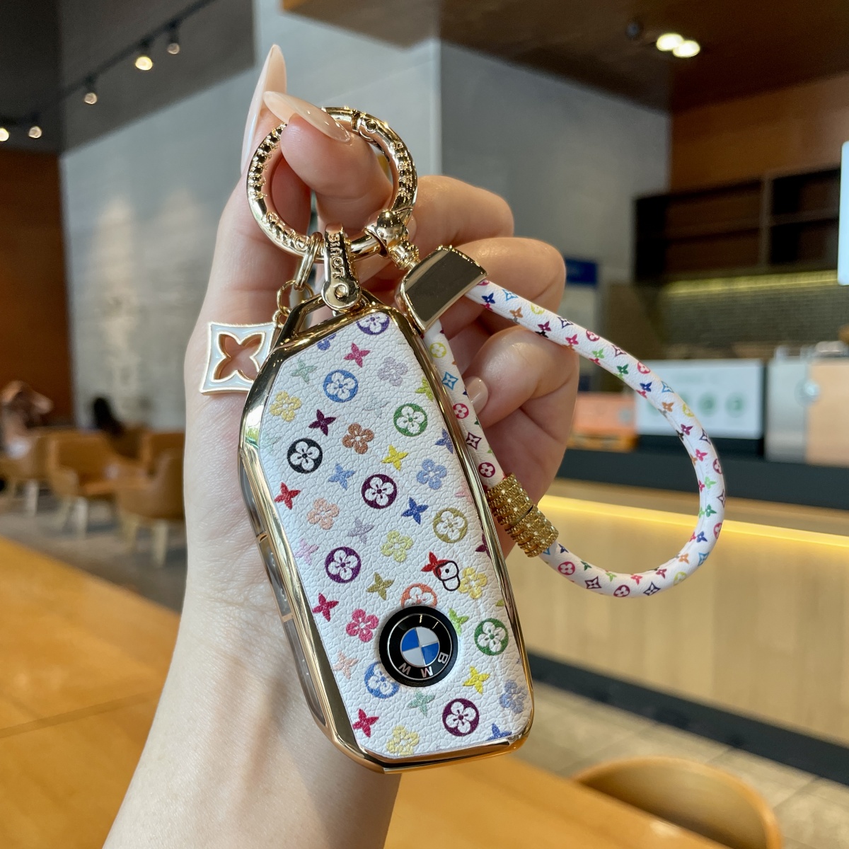 适用宝马新5系钥匙套X1X2X3车530li包X5X7系i5五系740li壳iX1扣