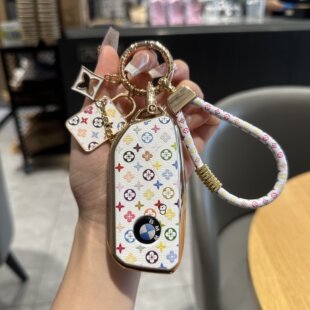 适用宝马车钥匙套新3系5系x3/x1系6系X6X5L/x7系i3/iX3高档专用扣