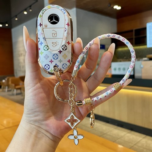 奔驰e300l钥匙套c260l车a200l男c200l女glc gla glb220扣gle350壳