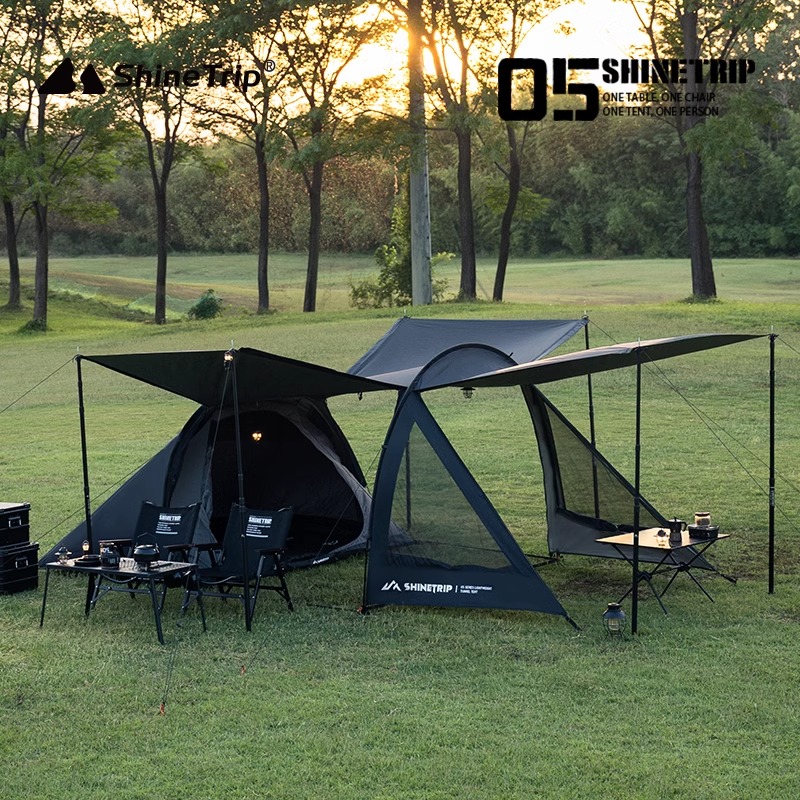 隧道帳篷加厚防雨戶外露營