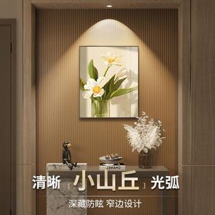 防眩光洗墙射灯家用极窄边框led天花灯筒灯客厅 小山丘射灯嵌入式