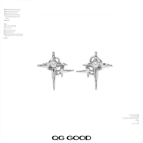 原创设计耳钉女简约高级感ins冷淡风耳饰设计感小众耳环节日礼物