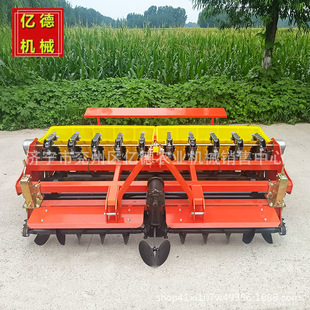 四轮车配套使用大蒜播种平土覆土镇压一体机南阳热销大蒜精播机